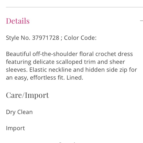 Dusk Lace Party Dress - Picture 2 of 7